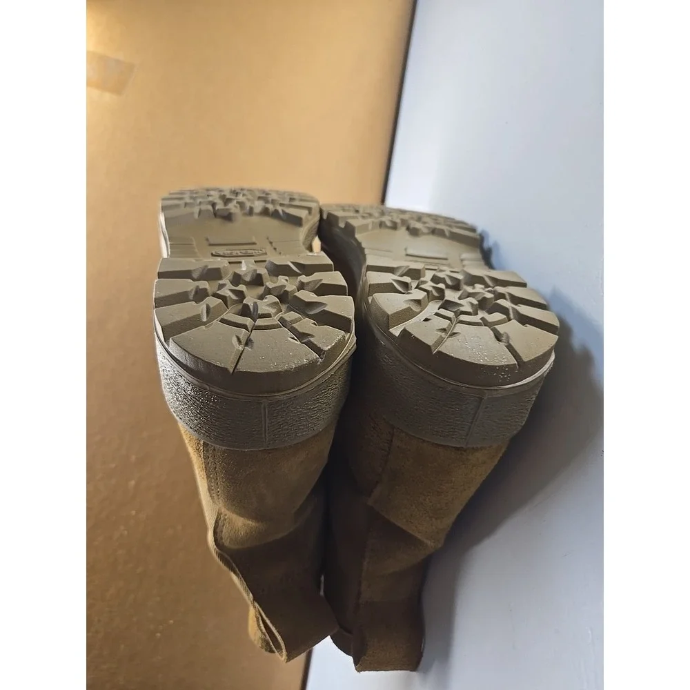 McRae Combat Boots Mens 8.5R Temperate Cold Weather Military Coyote Vibram Suede